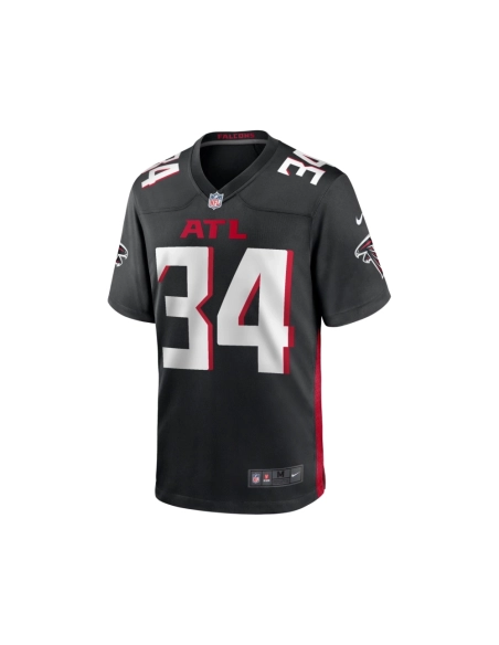Mens Atlanta Falcons Ray Buchanan Black Game Retired Player Jersey