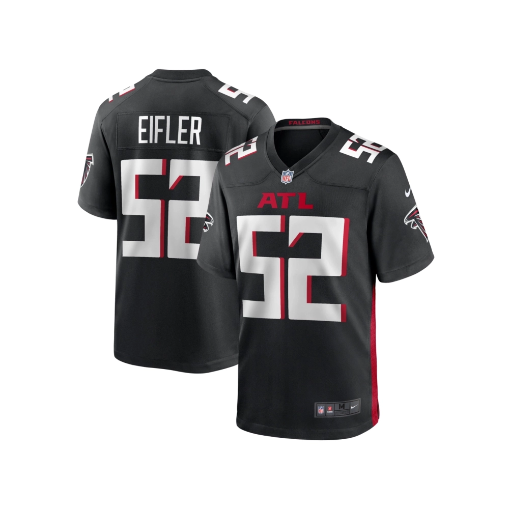 Mens Atlanta Falcons Milo Eifler Black Game Jersey