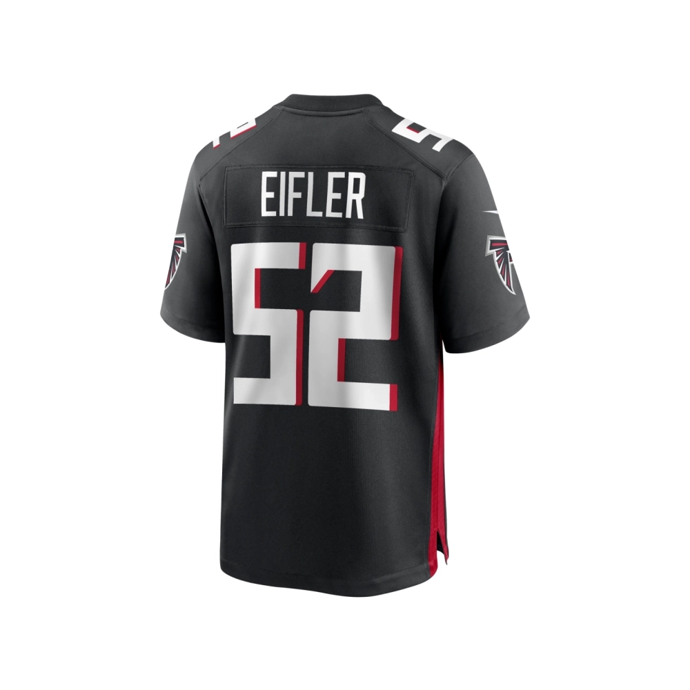 Mens Atlanta Falcons Milo Eifler Black Game Jersey