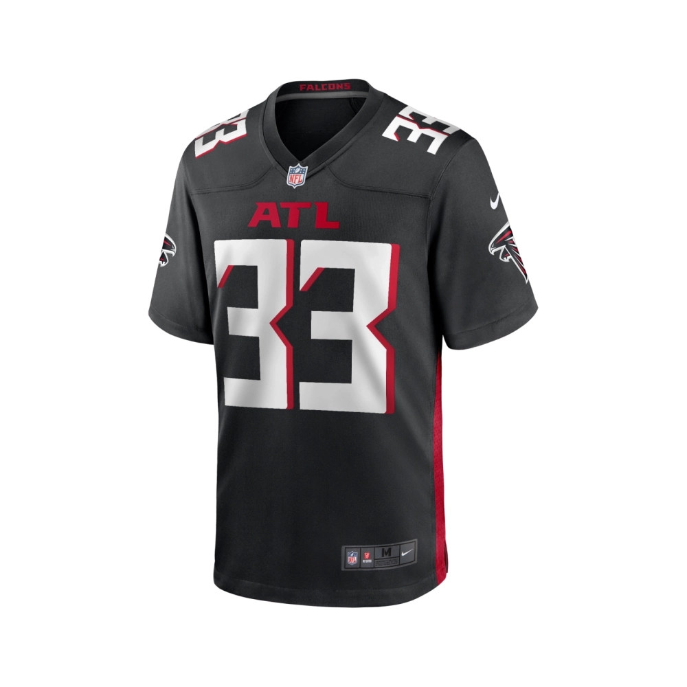 Mens Atlanta Falcons Michael Turner Black Game Retired Player Jersey