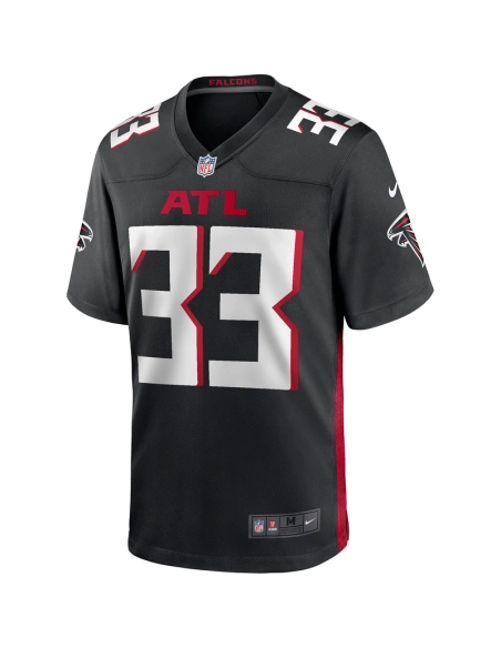 Mens Atlanta Falcons Michael Turner Black Game Retired Player Jersey
