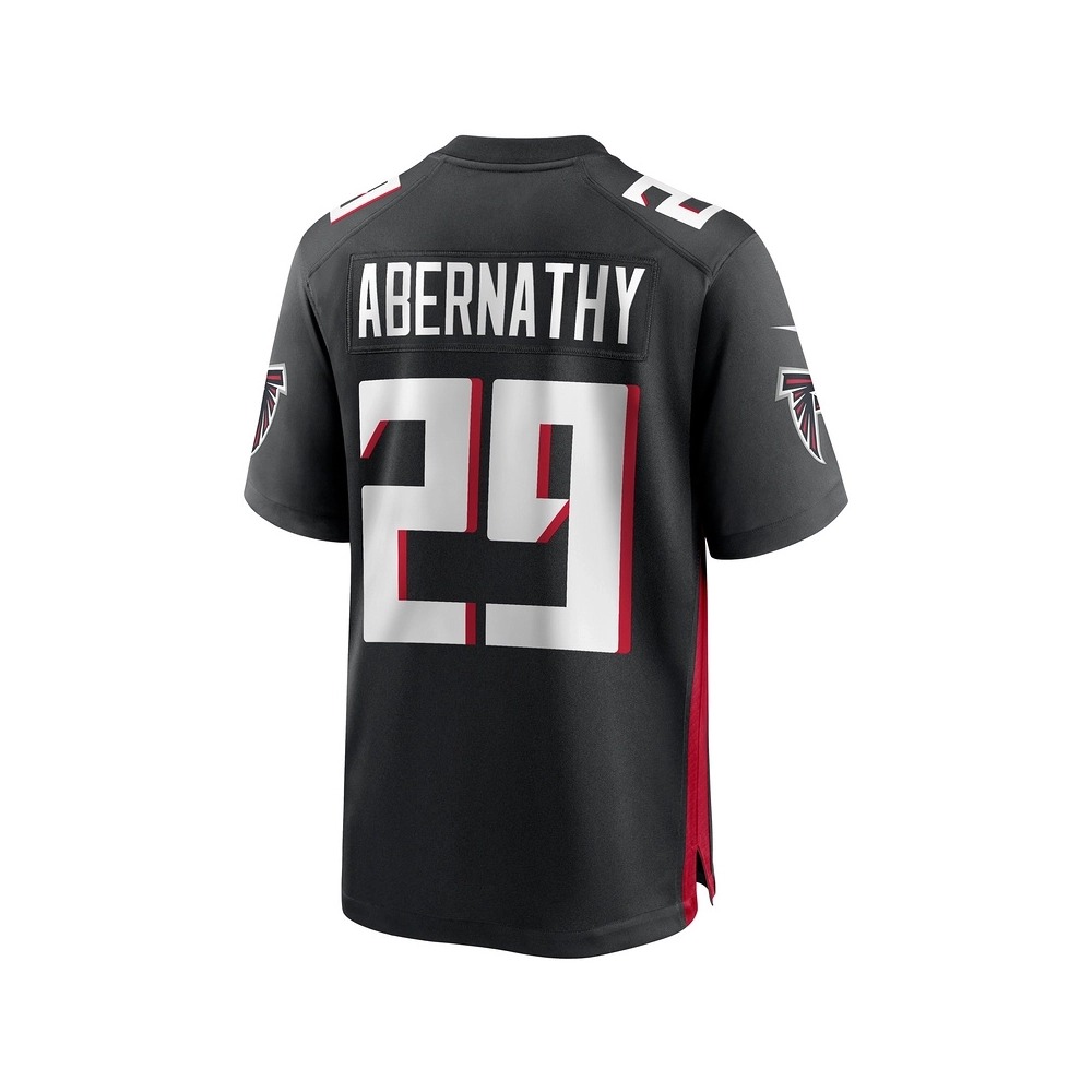 Mens Atlanta Falcons Micah Abernathy Black Team Game Jersey