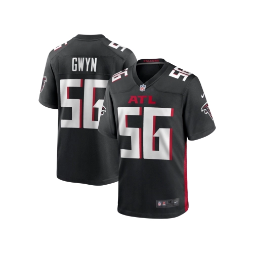 Mens Atlanta Falcons Jovaughn Gwyn Black Team Game Jersey