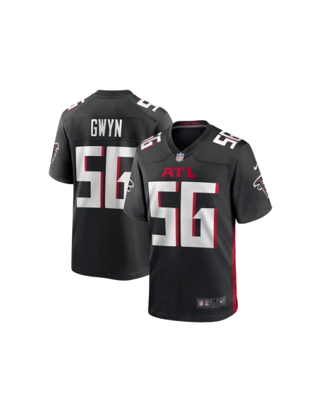 Mens Atlanta Falcons Jovaughn Gwyn Black Team Game Jersey