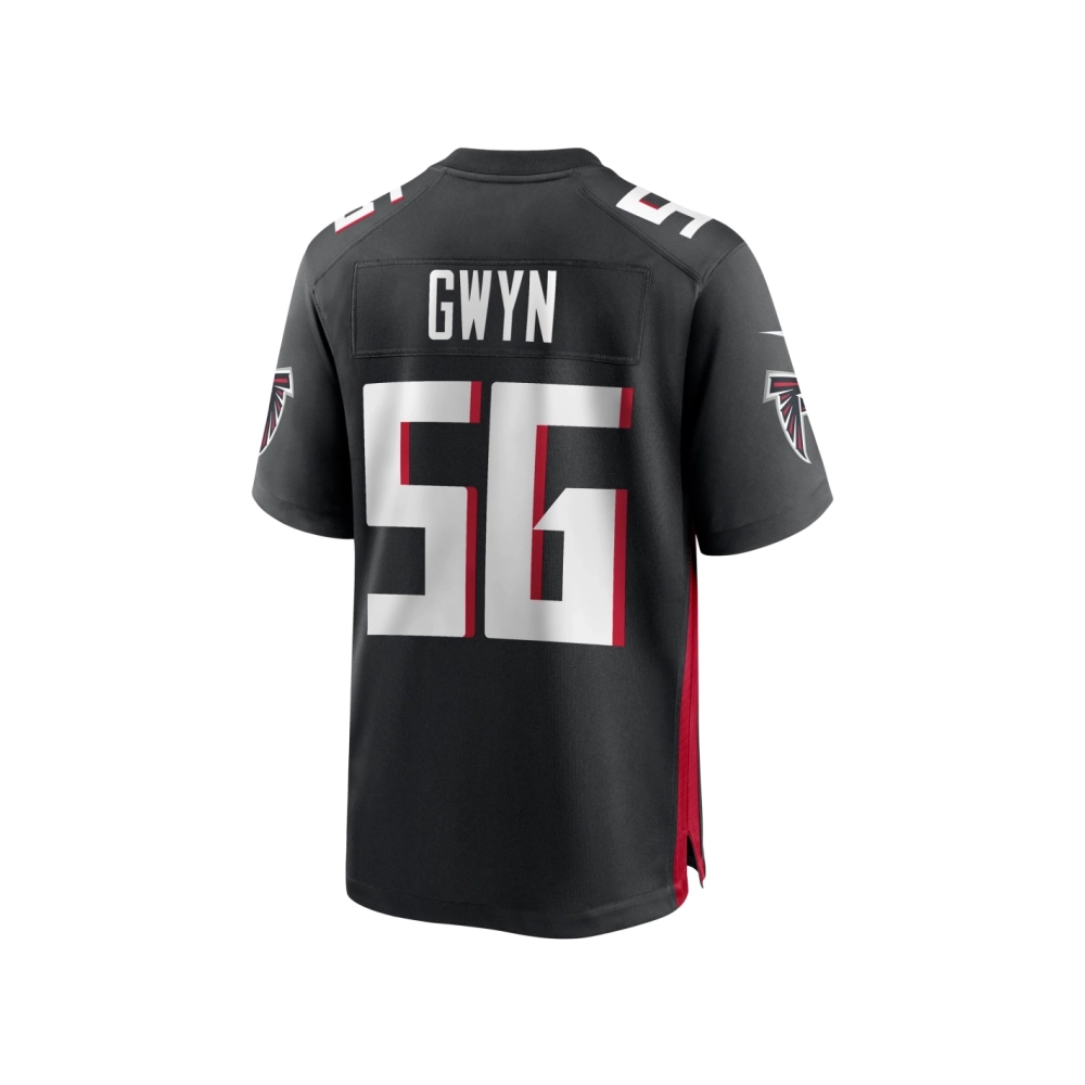 Mens Atlanta Falcons Jovaughn Gwyn Black Team Game Jersey