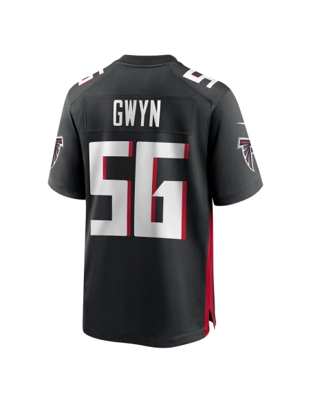 Mens Atlanta Falcons Jovaughn Gwyn Black Team Game Jersey