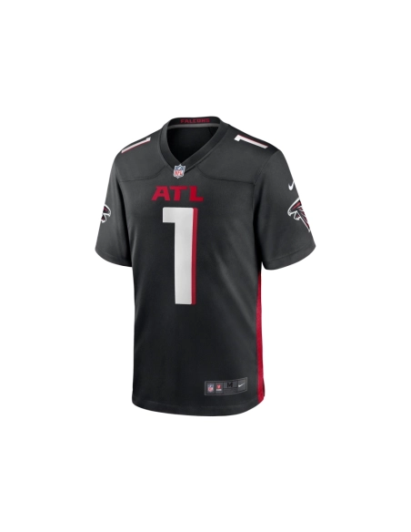 Mens Atlanta Falcons Jeff Okudah Black Game Player Jersey