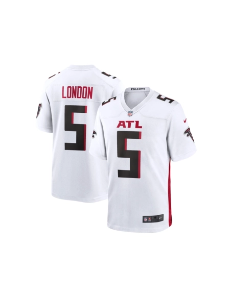 Mens Atlanta Falcons Drake London White Away Game Player Jersey