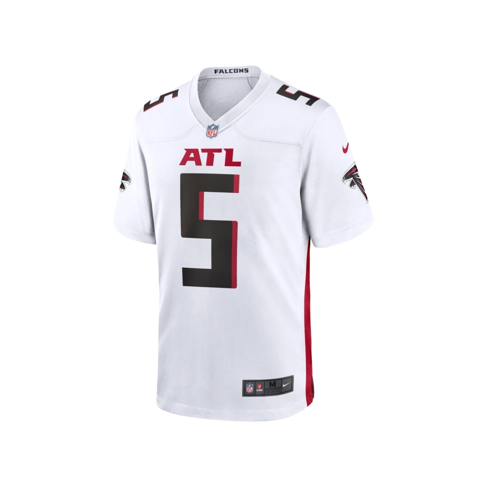 Mens Atlanta Falcons Drake London White Away Game Player Jersey