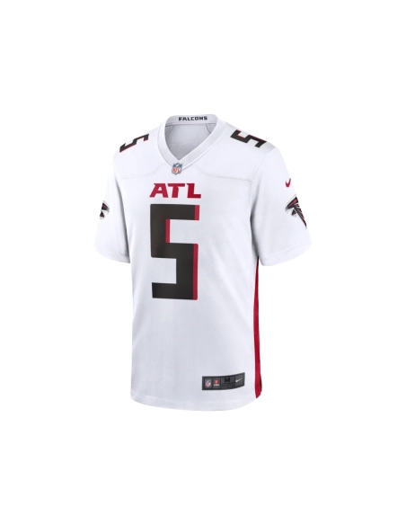 Mens Atlanta Falcons Drake London White Away Game Player Jersey
