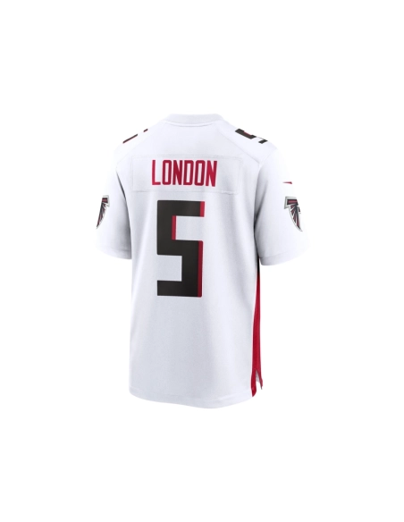 Mens Atlanta Falcons Drake London White Away Game Player Jersey