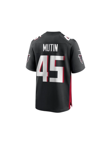Mens Atlanta Falcons Donavan Mutin Black Game Jersey