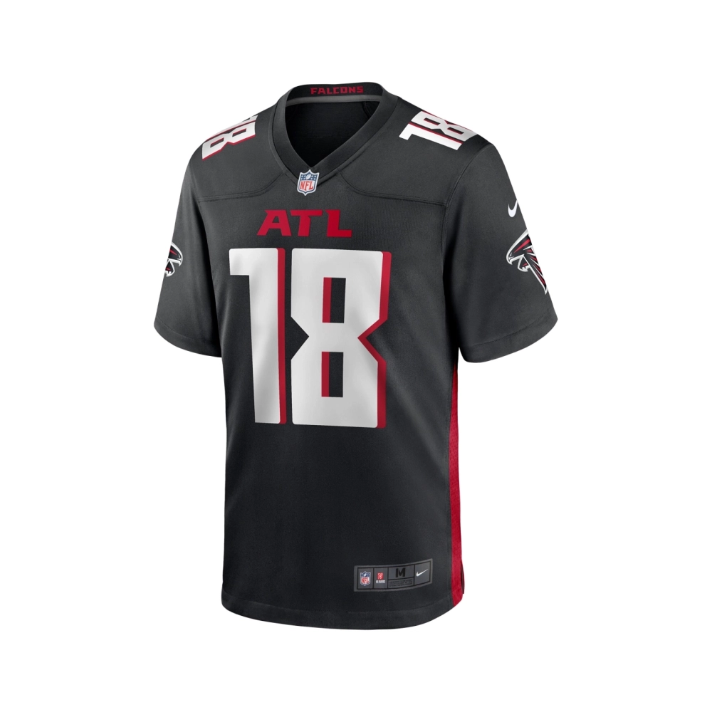 Mens Atlanta Falcons Calvin Ridley Black Game Player Jersey