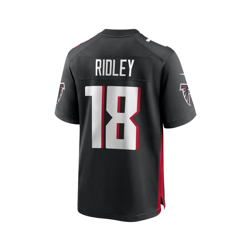 Mens Atlanta Falcons Calvin Ridley Black Game Player Jersey