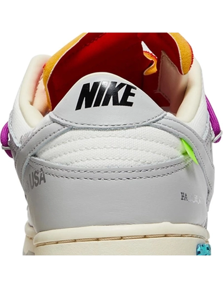 OffWhite x Dunk Low Lot 45 of 50,Dunk SB,NIKE SHOES Reps