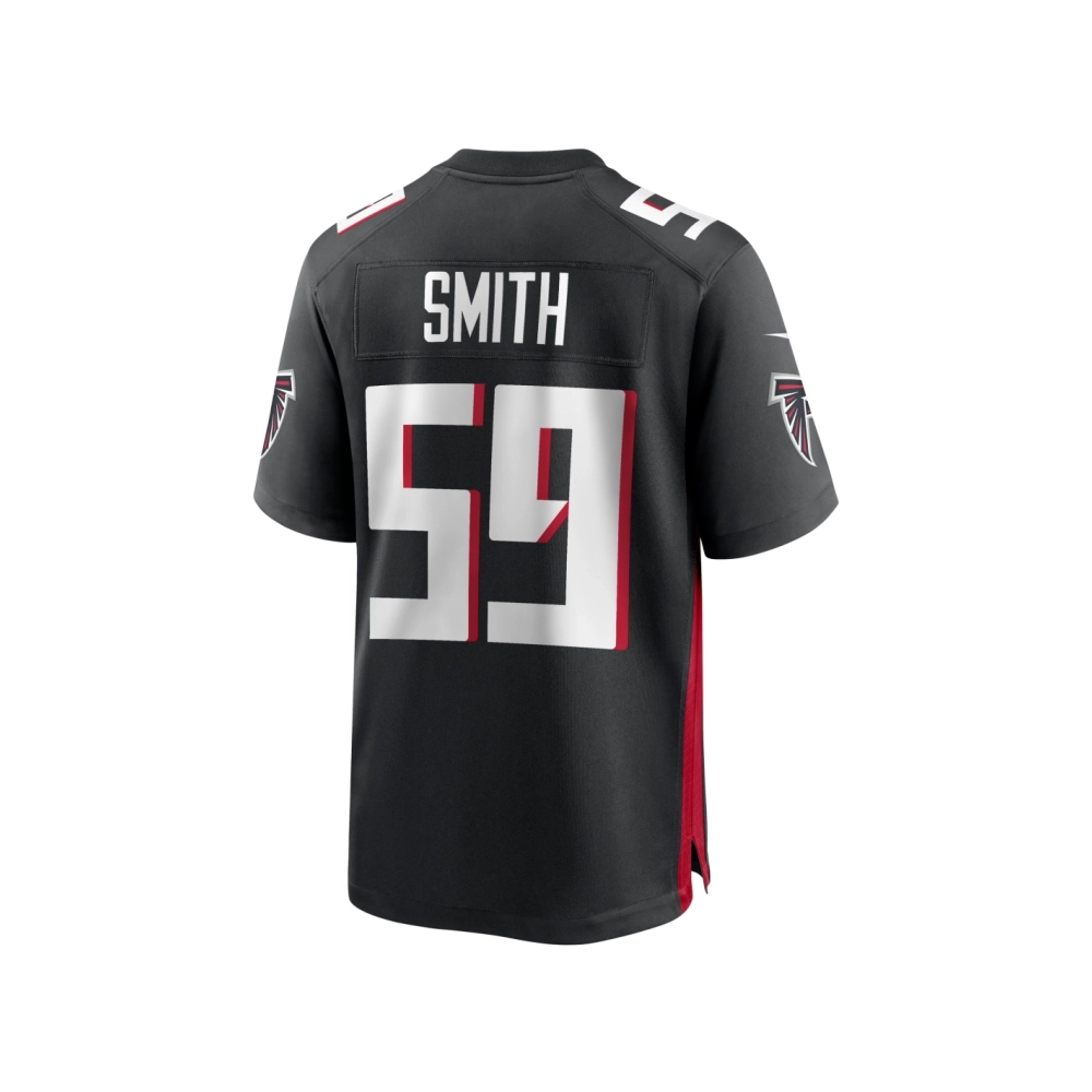 Mens Atlanta Falcons Andre Smith Black Game Jersey