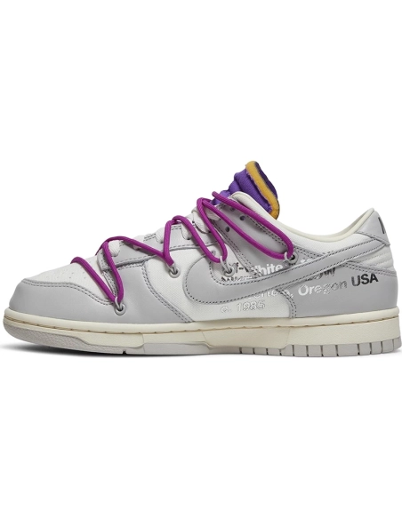 OffWhite x Dunk Low Lot 28 of 50,Dunk SB,NIKE SHOES Reps