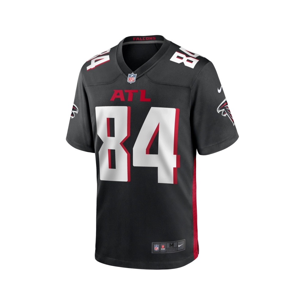 Mens Atlanta Falcons Alfred Jenkins Black Game Retired Player Jersey