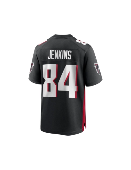 Mens Atlanta Falcons Alfred Jenkins Black Game Retired Player Jersey