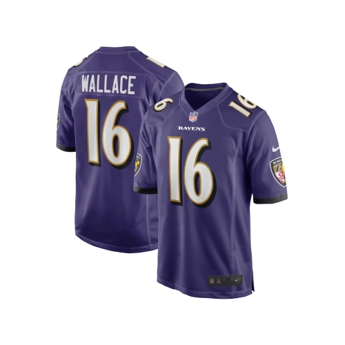 Mens Baltimore Ravens Tylan Wallace Purple Game Jersey