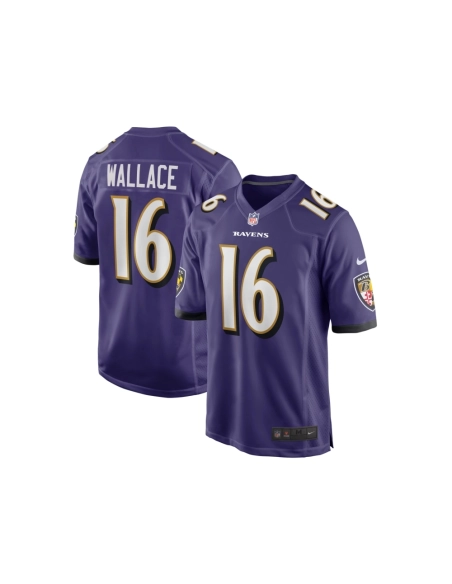 Mens Baltimore Ravens Tylan Wallace Purple Game Jersey