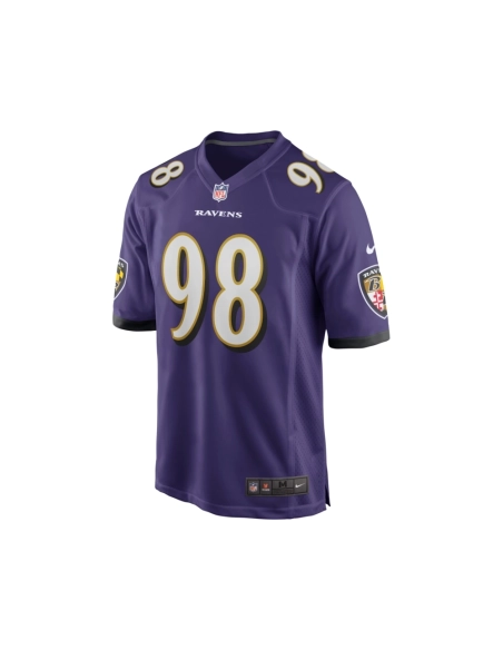 Mens Baltimore Ravens Tony Siragusa Purple Game Retired Player Jersey
