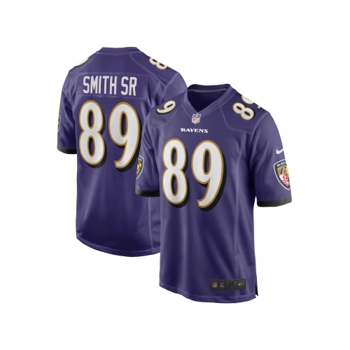 Mens Baltimore Ravens Steve Smith Sr. Purple Retired Player Game Jersey