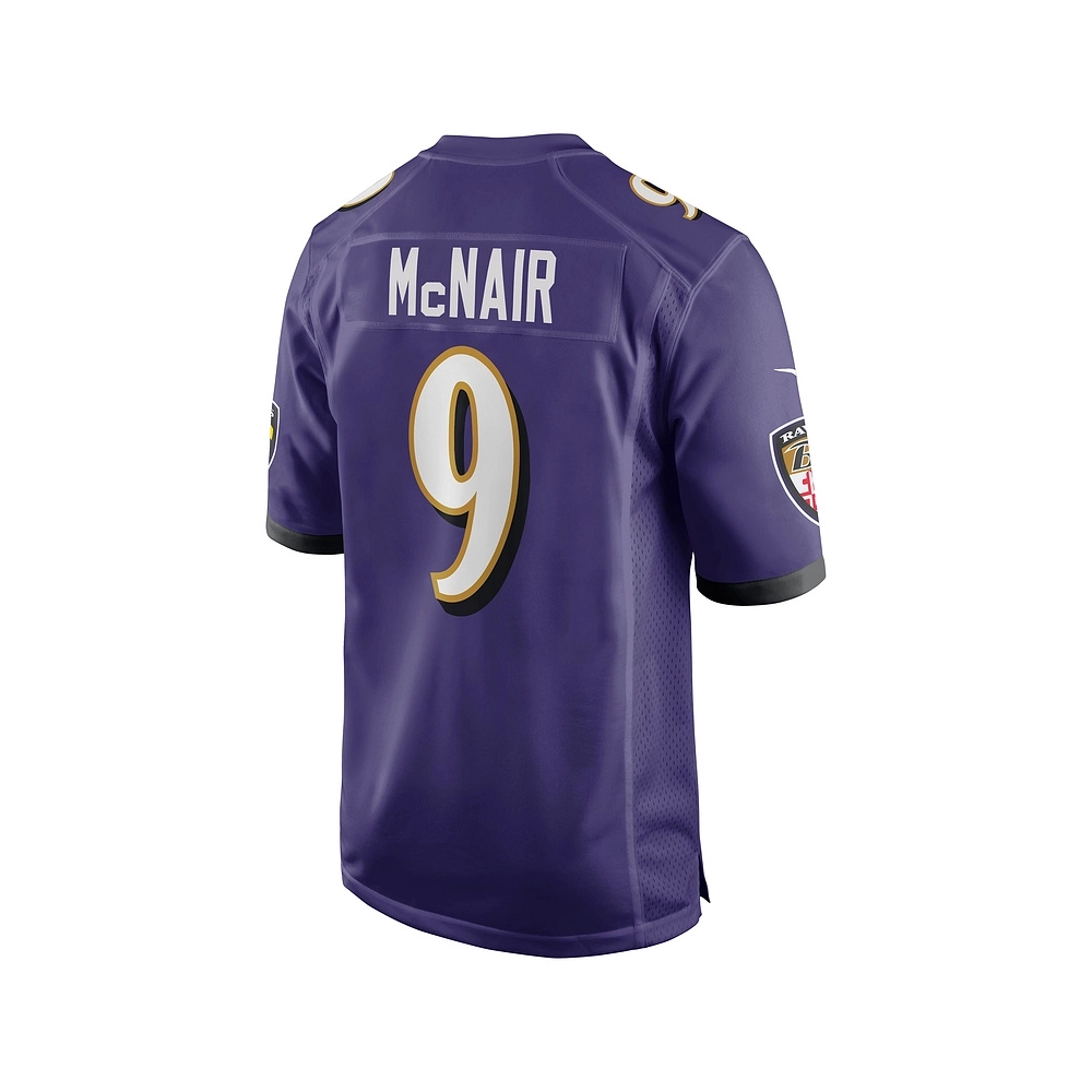 Mens Baltimore Ravens Steve McNair Purple Game Retired Player Jersey