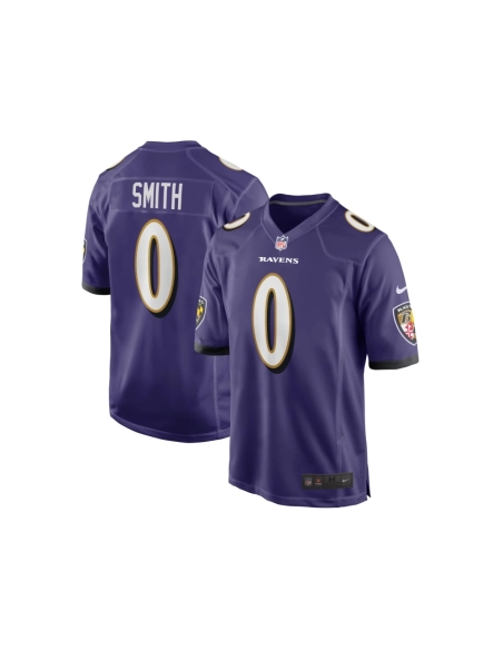 Mens Baltimore Ravens Roquan Smith Purple Team Game Jersey