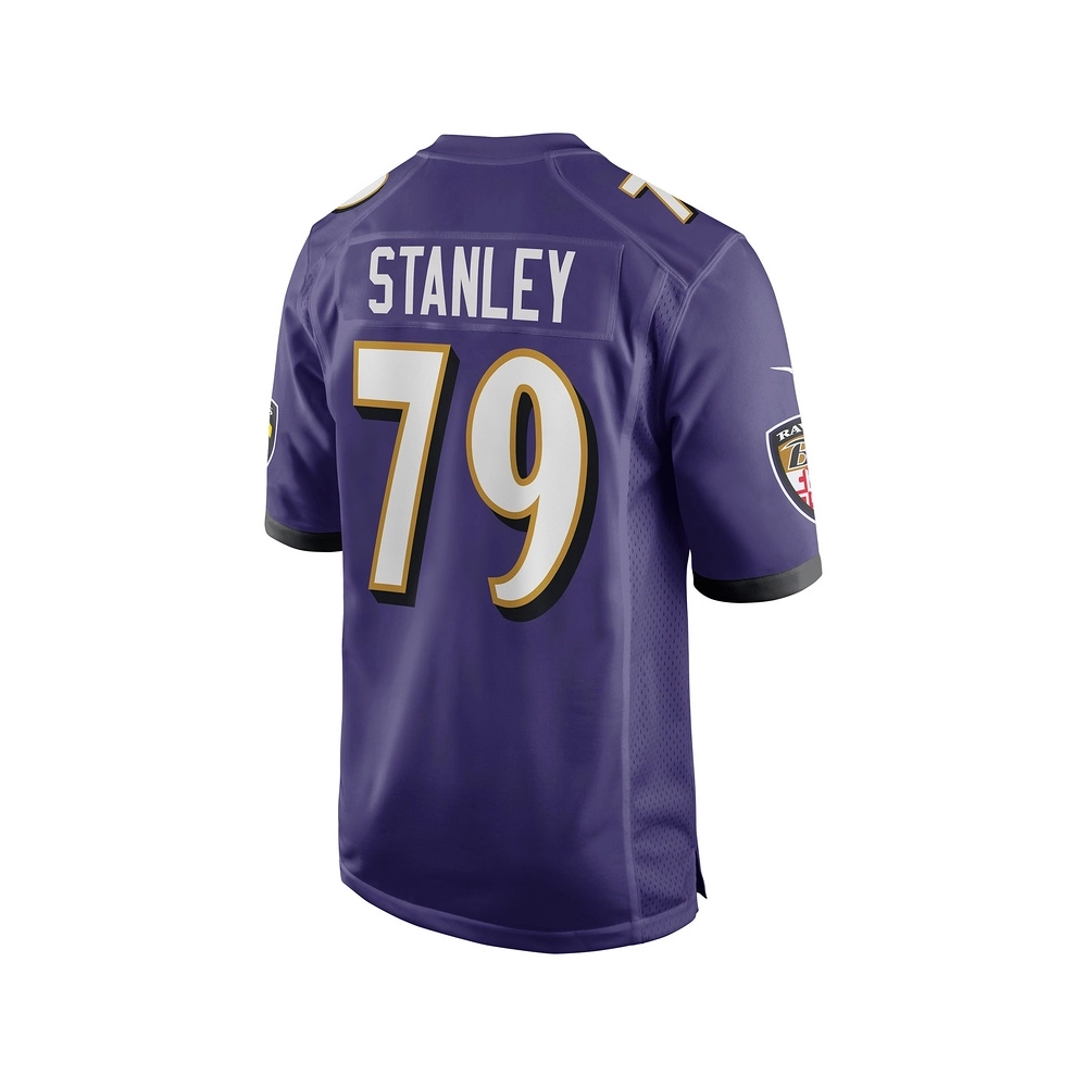Mens Baltimore Ravens Ronnie Stanley Purple Game Jersey
