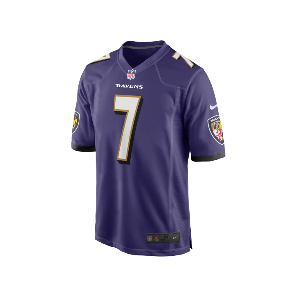 Mens Baltimore Ravens Rashod Bateman Purple Game Player Jersey