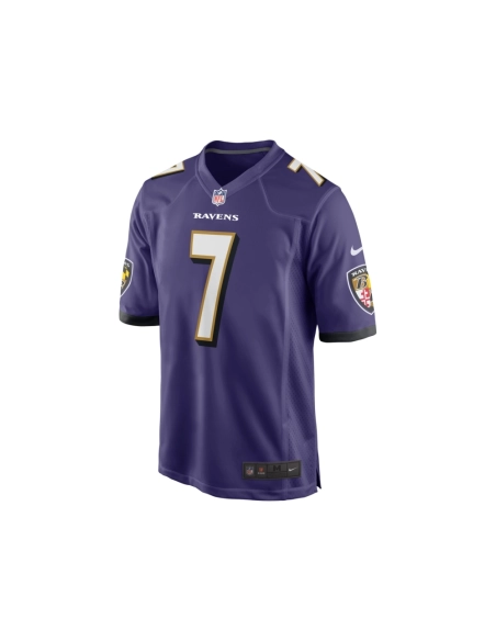 Mens Baltimore Ravens Rashod Bateman Purple Game Player Jersey