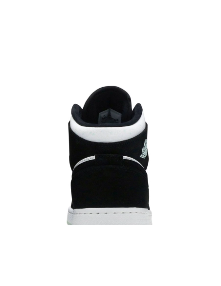 AIR JORDAN 1 MID SE GS GLOW IN THE DARK PANDA BQ6931 103,AIR JORDAN 1 MID,Air Jordan