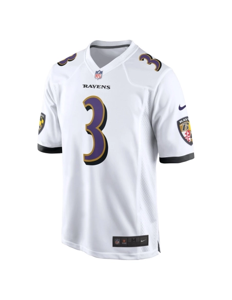 Mens Baltimore Ravens Odell Beckham Jr. White Game Jersey