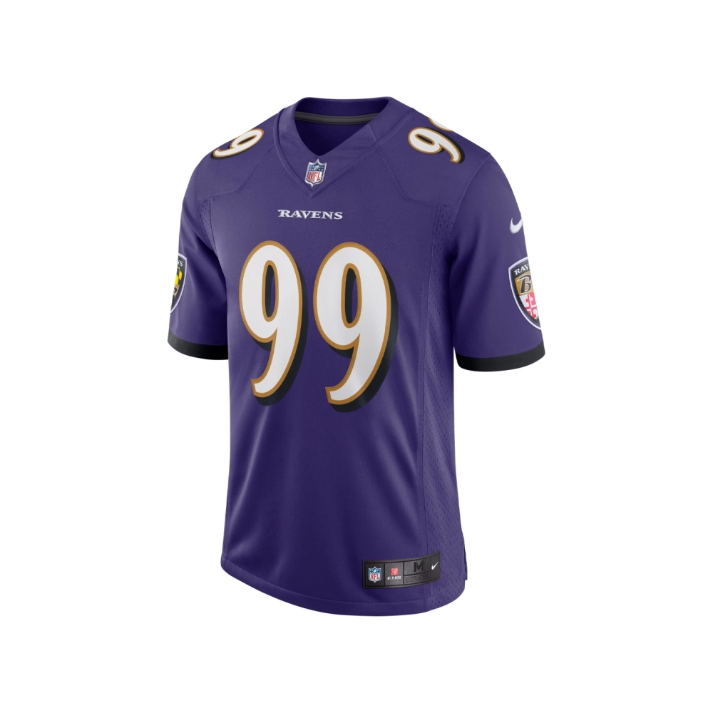 Mens Baltimore Ravens Odafe Oweh Purple Vapor Limited Jersey