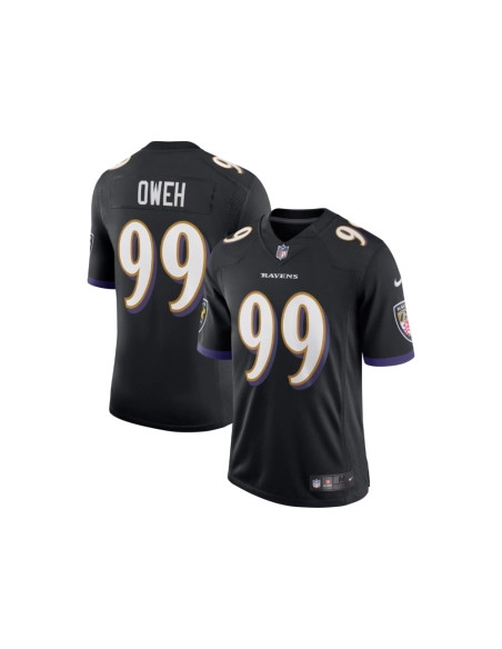 Mens Baltimore Ravens Odafe Oweh Black Vapor Limited Jersey