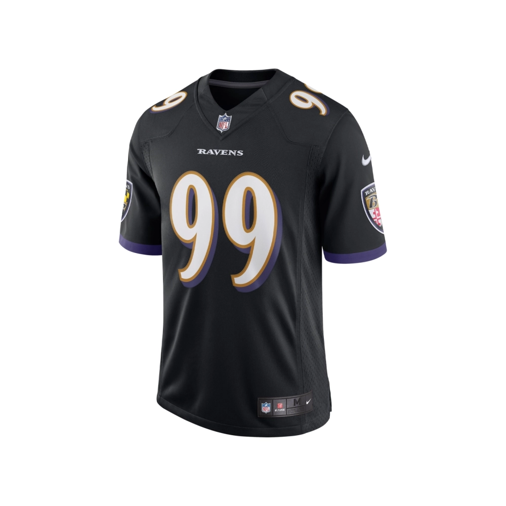 Mens Baltimore Ravens Odafe Oweh Black Vapor Limited Jersey