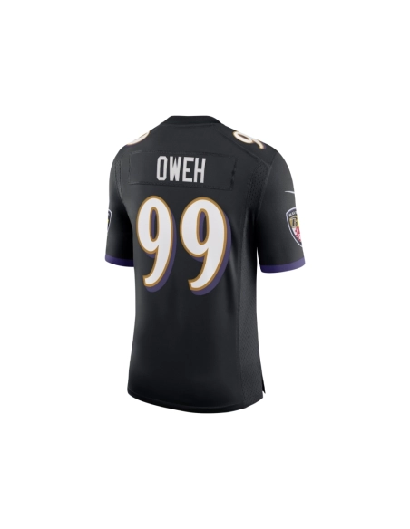 Mens Baltimore Ravens Odafe Oweh Black Vapor Limited Jersey