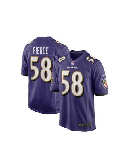 Mens Baltimore Ravens Michael Pierce Purple Player Game Jersey