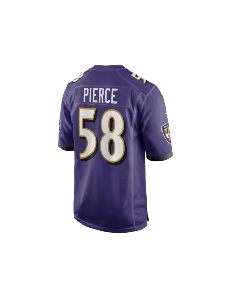 Mens Baltimore Ravens Michael Pierce Purple Player Game Jersey