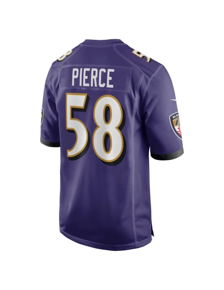 Mens Baltimore Ravens Michael Pierce Purple Player Game Jersey