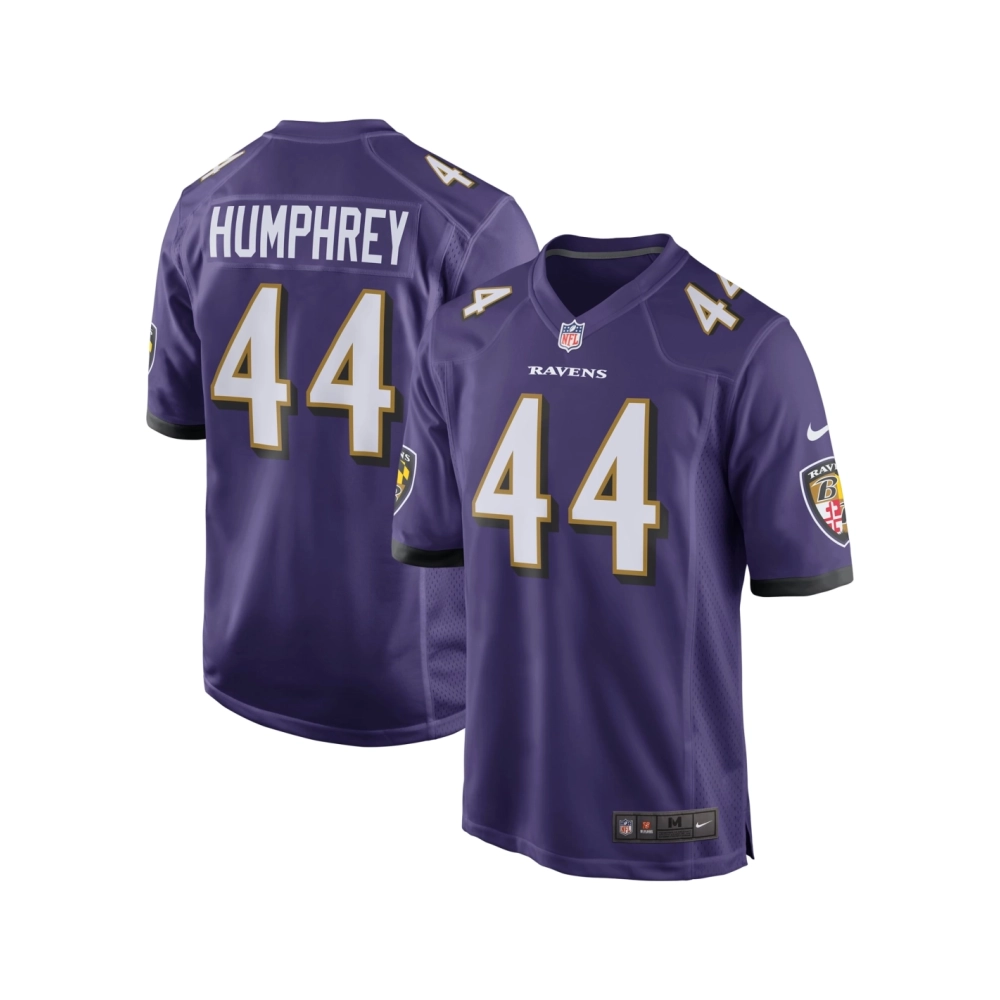 Mens Baltimore Ravens Marlon Humphrey Purple Player Game Jersey