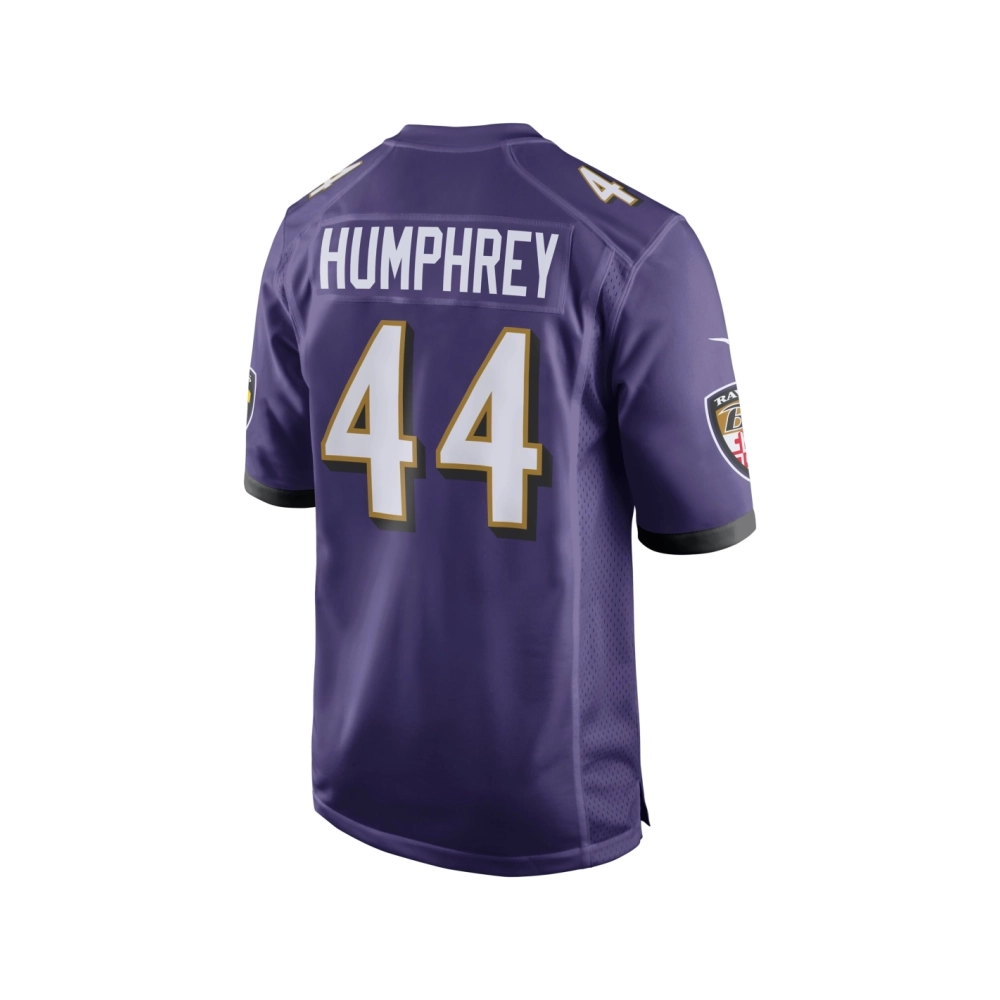 Mens Baltimore Ravens Marlon Humphrey Purple Player Game Jersey