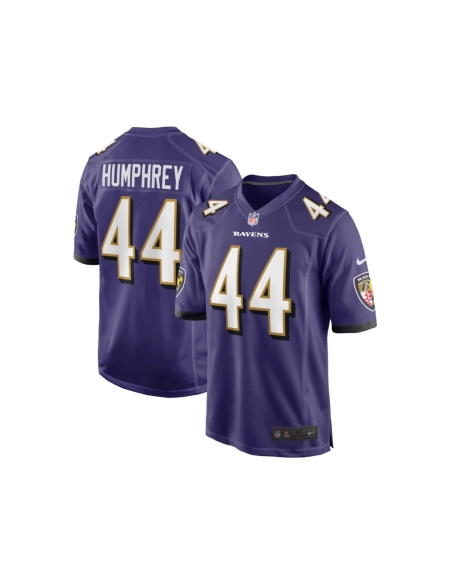 Mens Baltimore Ravens Marlon Humphrey Purple Game Team Jersey