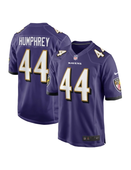 Mens Baltimore Ravens Marlon Humphrey Purple Game Team Jersey