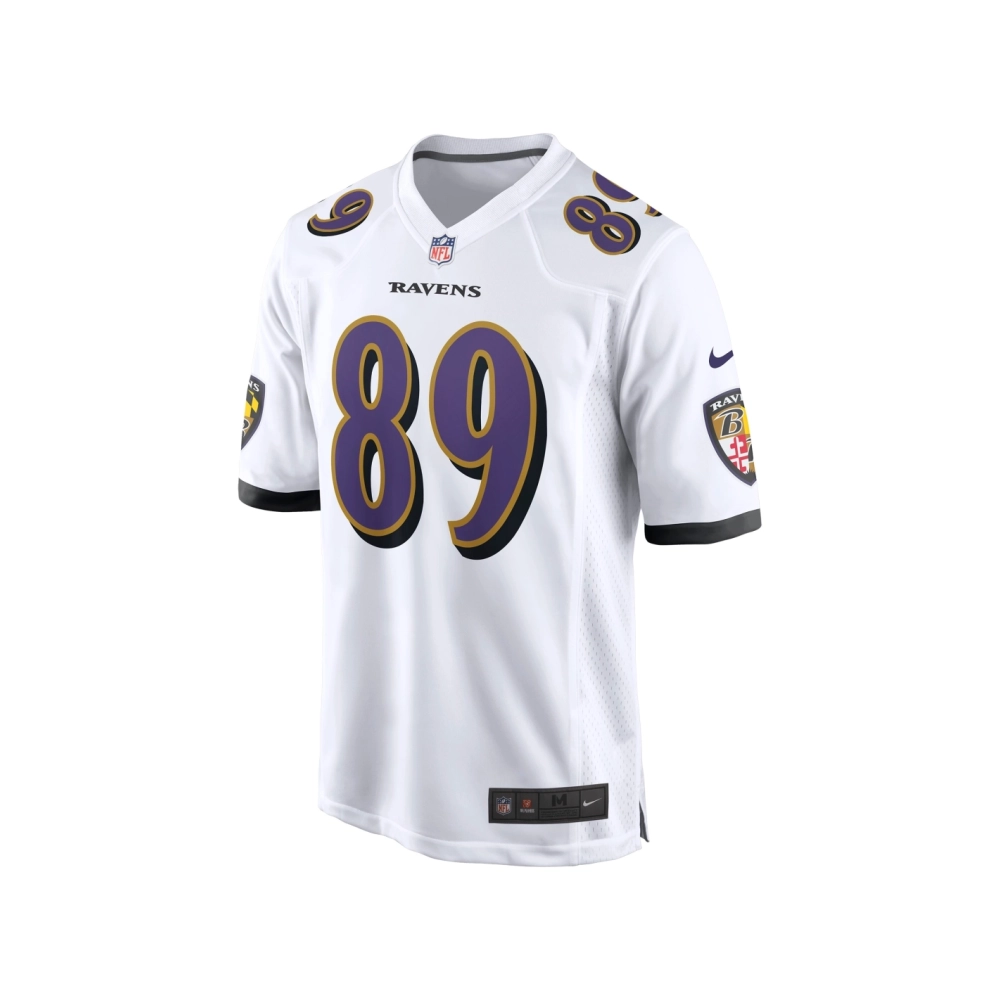 Mens Baltimore Ravens Mark Andrews White Game Jersey