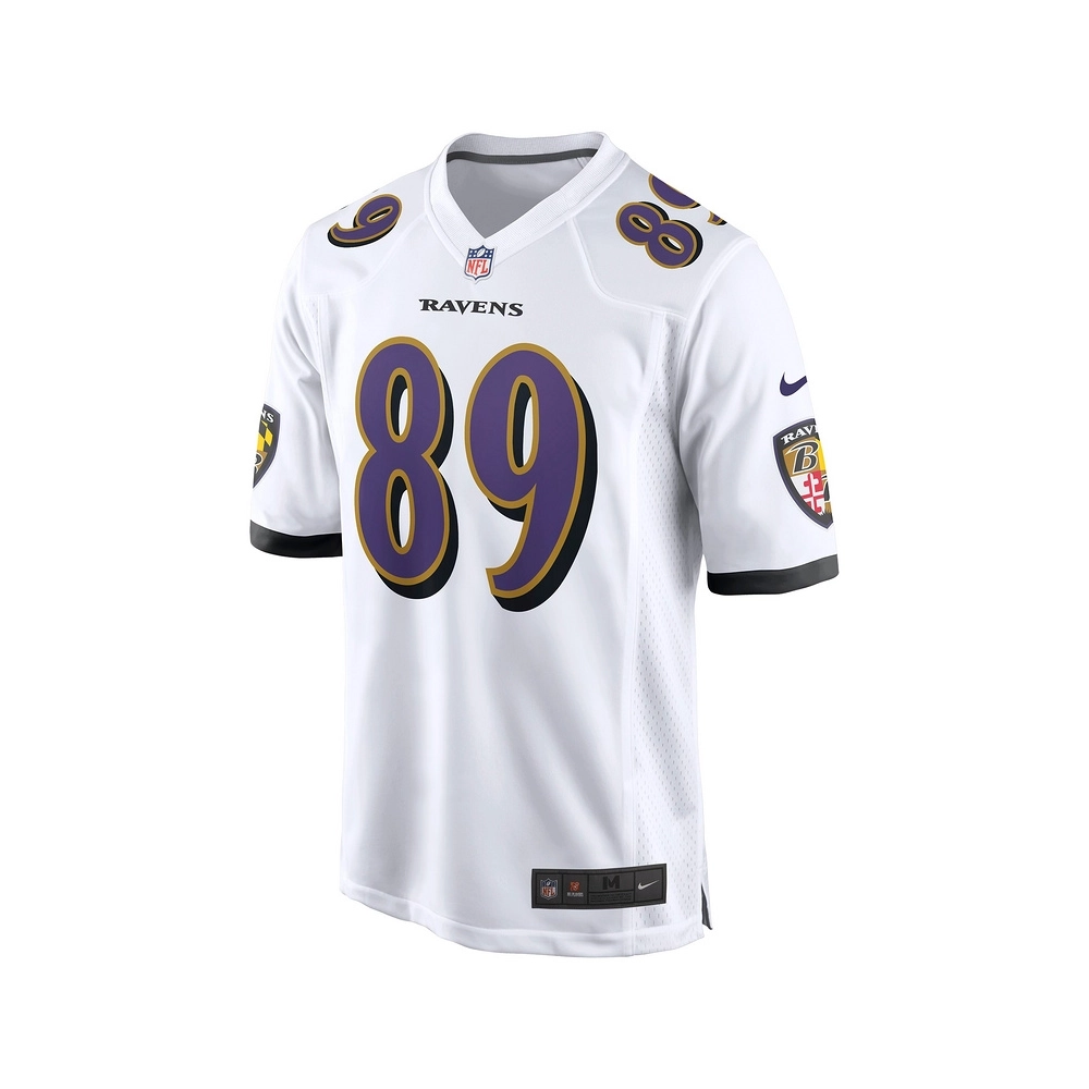 Mens Baltimore Ravens Mark Andrews White Game Jersey