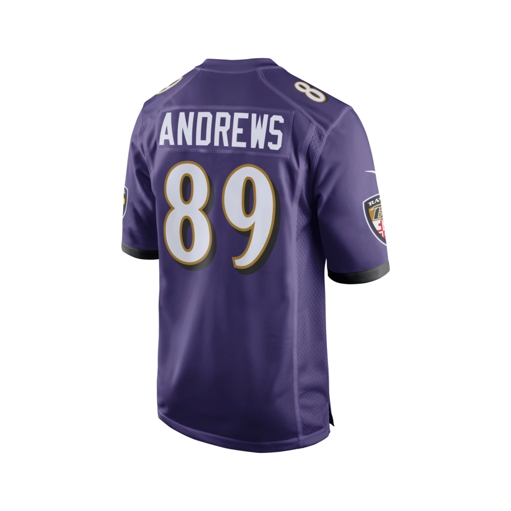 Mens Baltimore Ravens Mark Andrews Purple Game Jersey