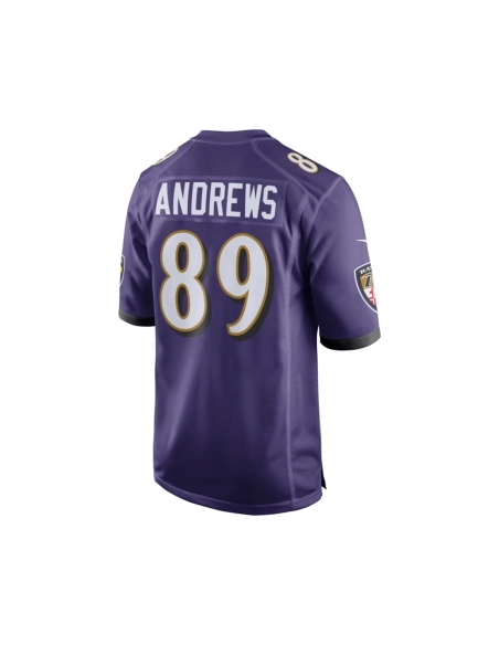 Mens Baltimore Ravens Mark Andrews Purple Game Jersey