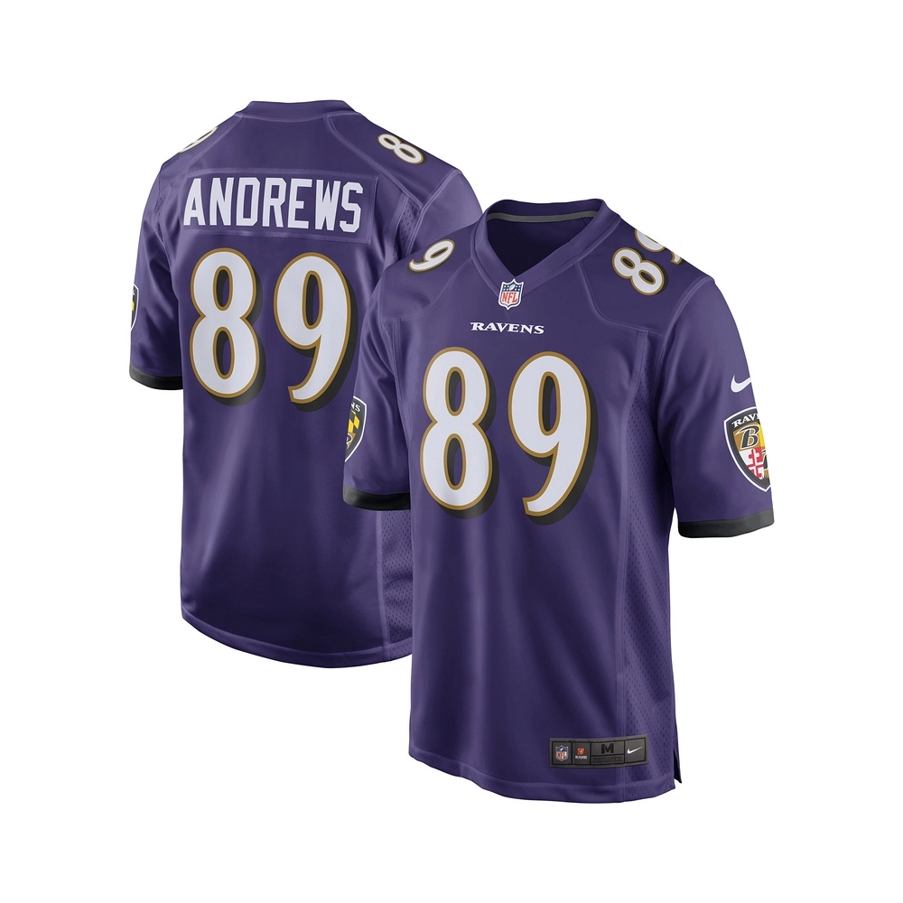 Mens Baltimore Ravens Mark Andrews Purple Game Jersey